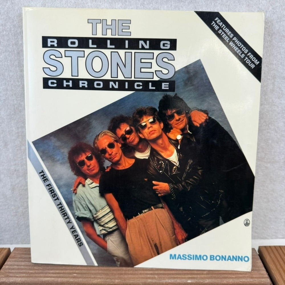 The Rolling Stones Chronicle The First Thirty Years Massimo Bonanno 1990 Book